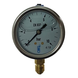 Манометър радиален глицеринов Thermador Ø63 0-10 bar